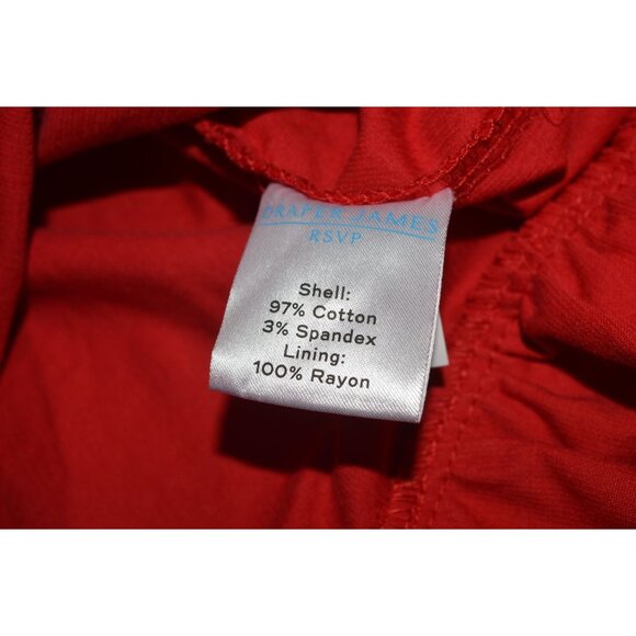 NWT Women's Draper James Short Sleeve Red Corduroy Tiered Tie Dress Size 3X - Picture 6 of 7